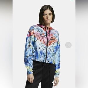 NWT Nike Tropical Windbreaker Hooded Jacket